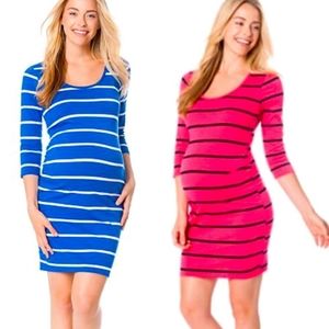 Motherhood Maternity ruched T-Shirt Dress